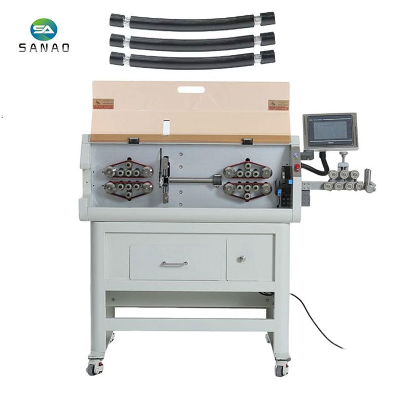 Automatic stripping and cutting machine