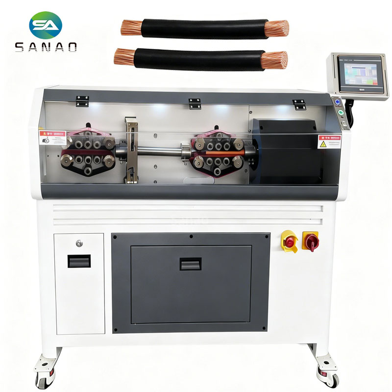 Max.150mm2 Rotary Automatic Large Cable Cutting and Stripping Machine