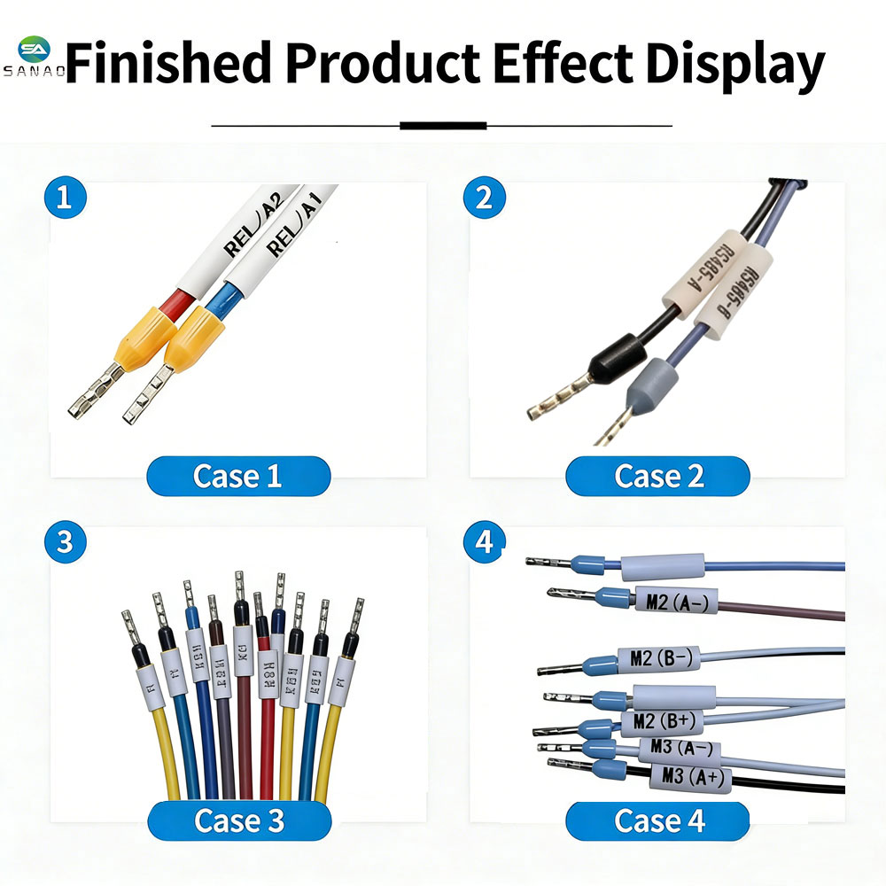Tubular Terminal Crimping and Marking Machine Tube Insertion Ferrule Crimping Machine